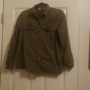 Old navy military style button down